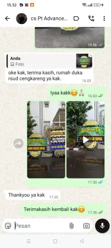 Testimonial Papan Bunga Pernikahan gianyar
